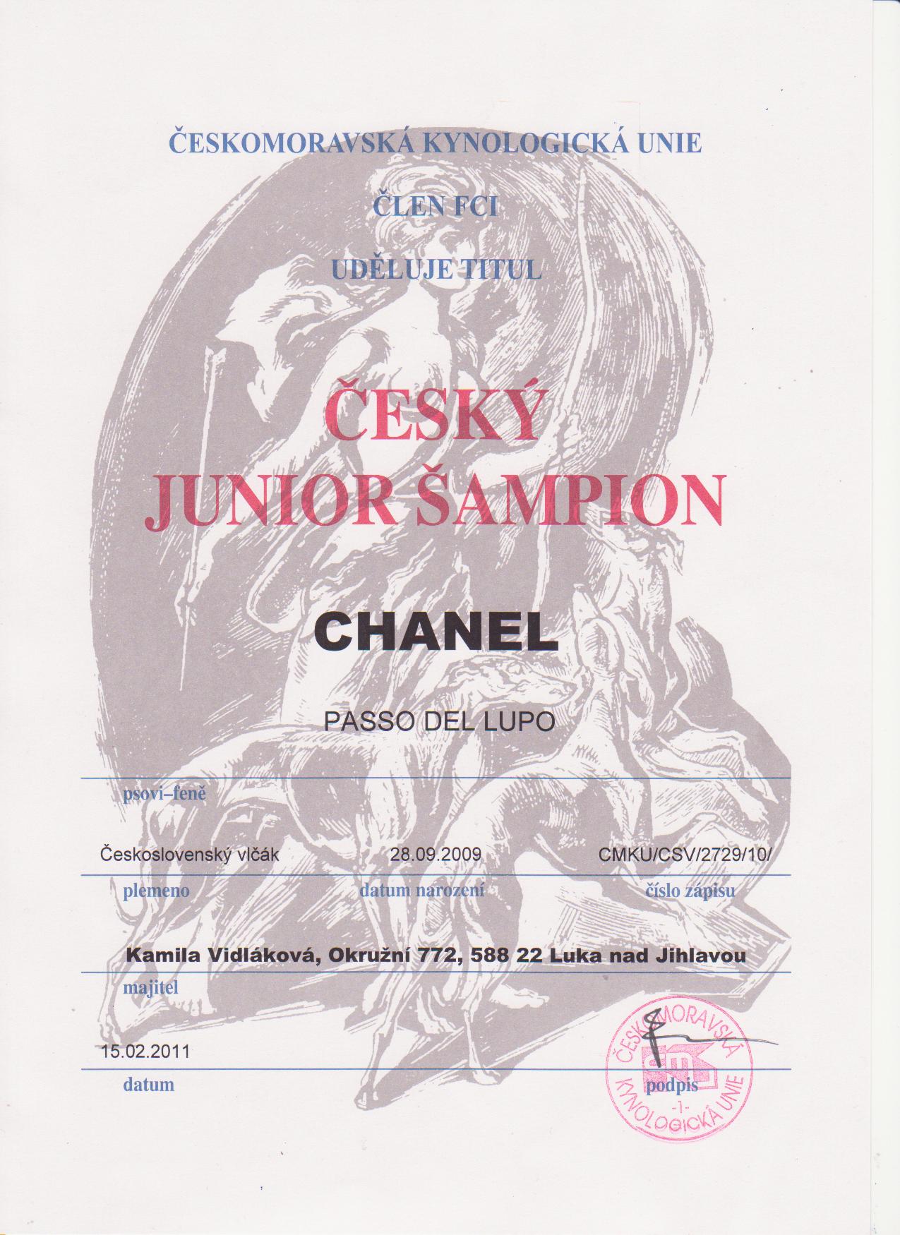 Chanel šampionát